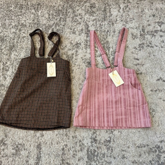 Joyfolie Other - Girls NWT Joyfolie jumper dresses set of 2 size 7